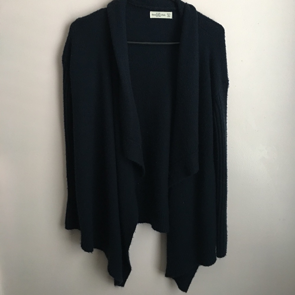 Abercrombie & Fitch blue cardigan sweater